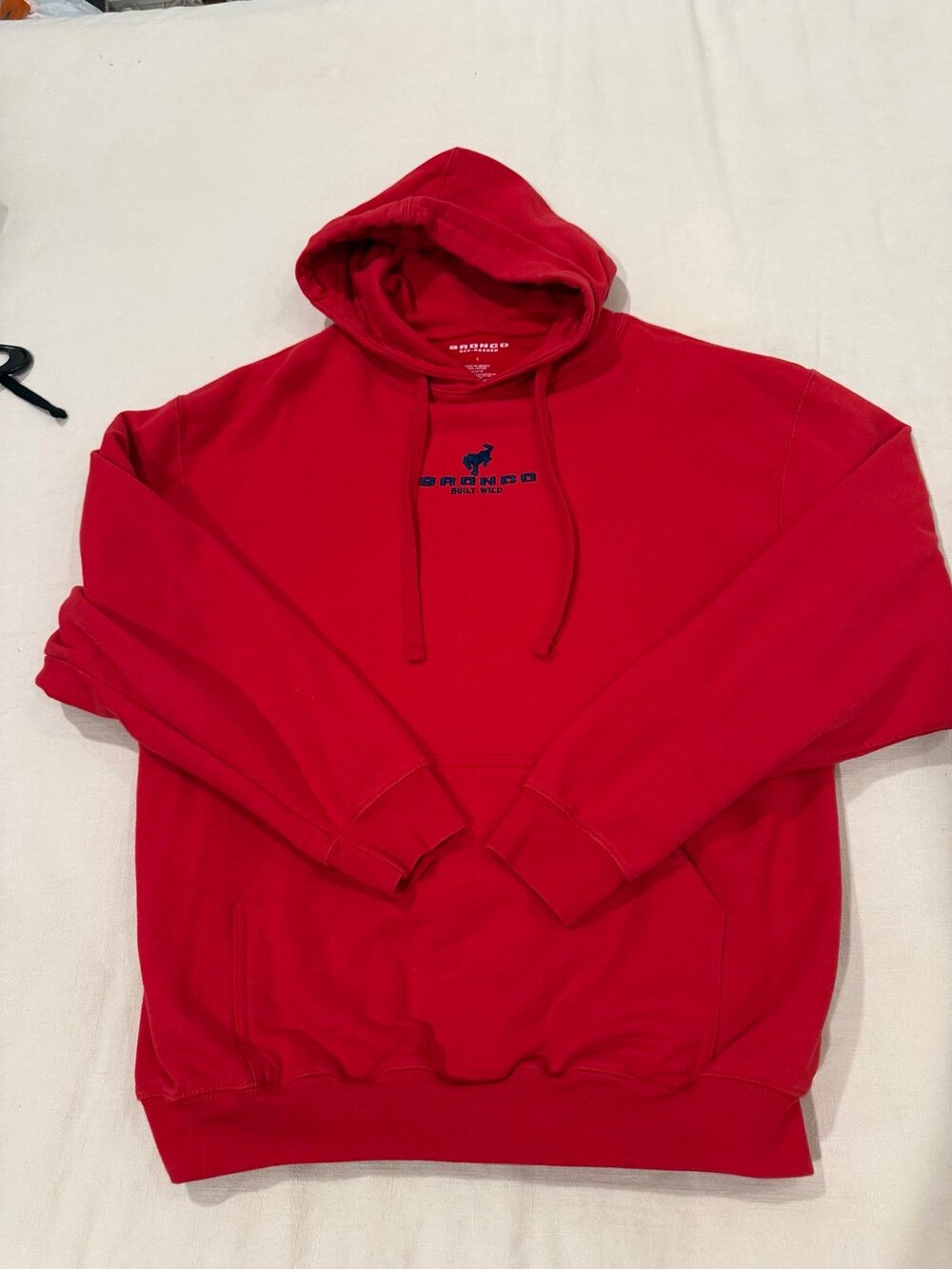 Ford Bronco Hoodie red